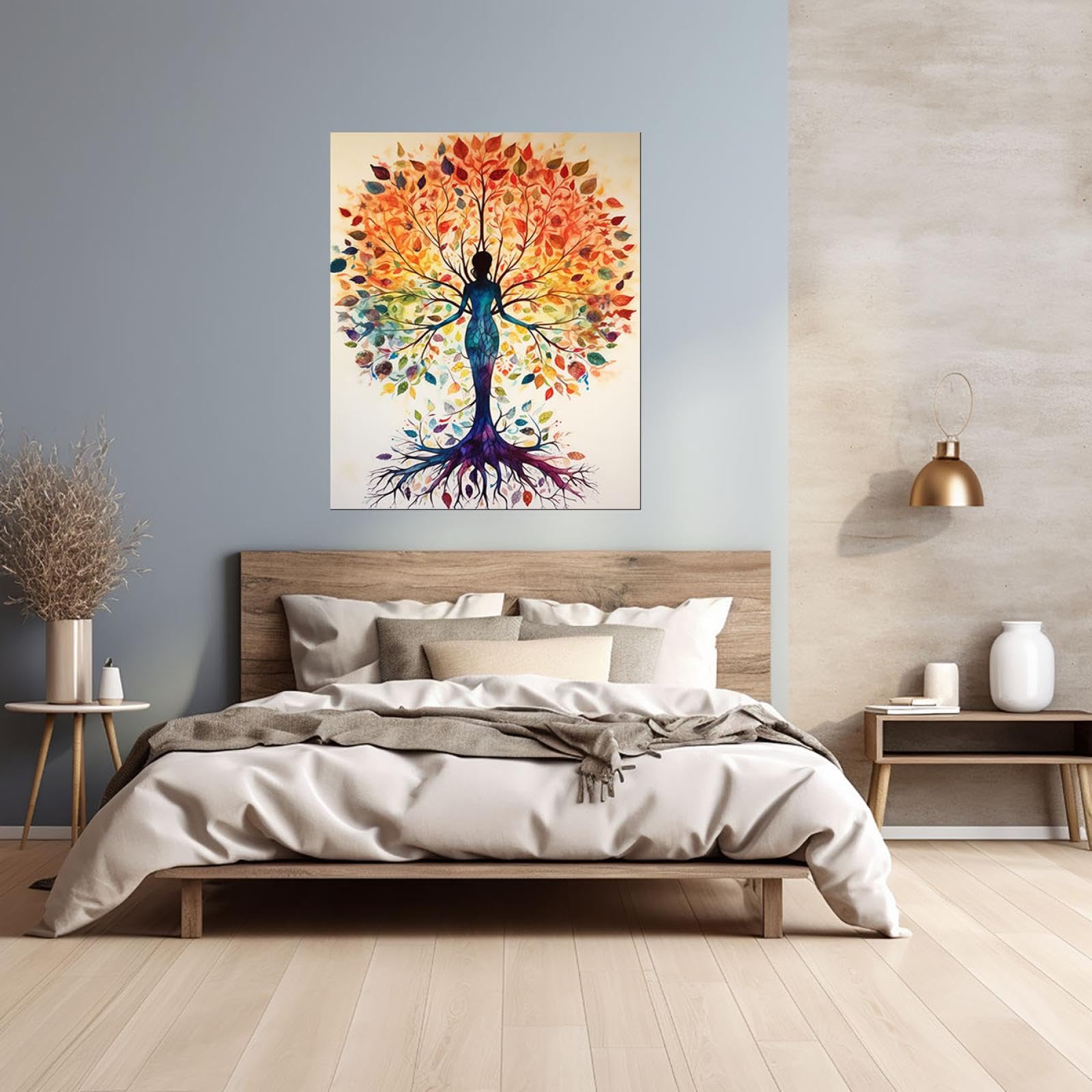 Amazon.co.jp: VAKUUM アートパネル 抽象飾り絵 抽象画 抽象的な木の絵