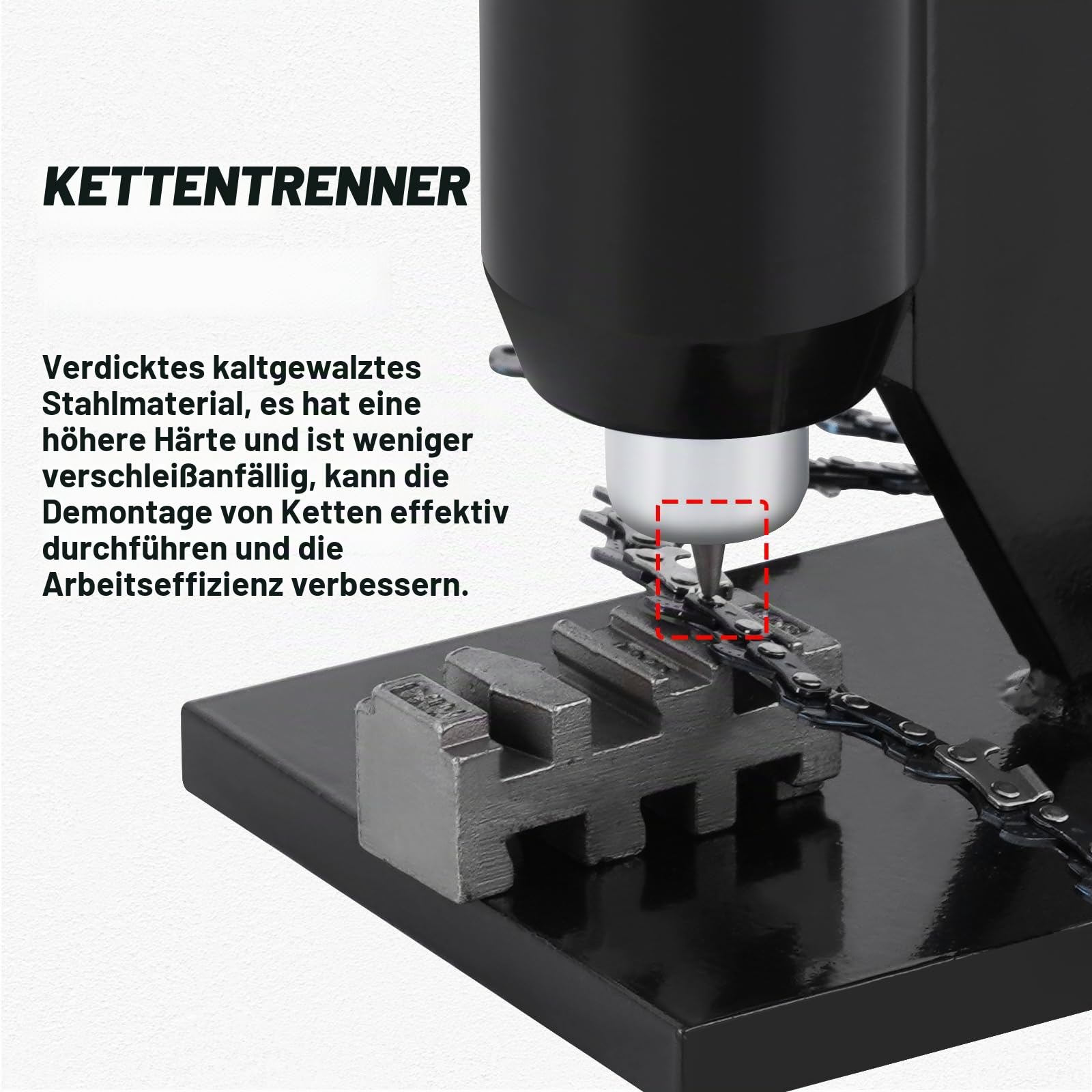 YUCHENGTECH Kettentrenner & Nietspinner 2-in-1Kettenentnietgerät Nietgerät für Sägeketten Vernietgerät für Sägeketten