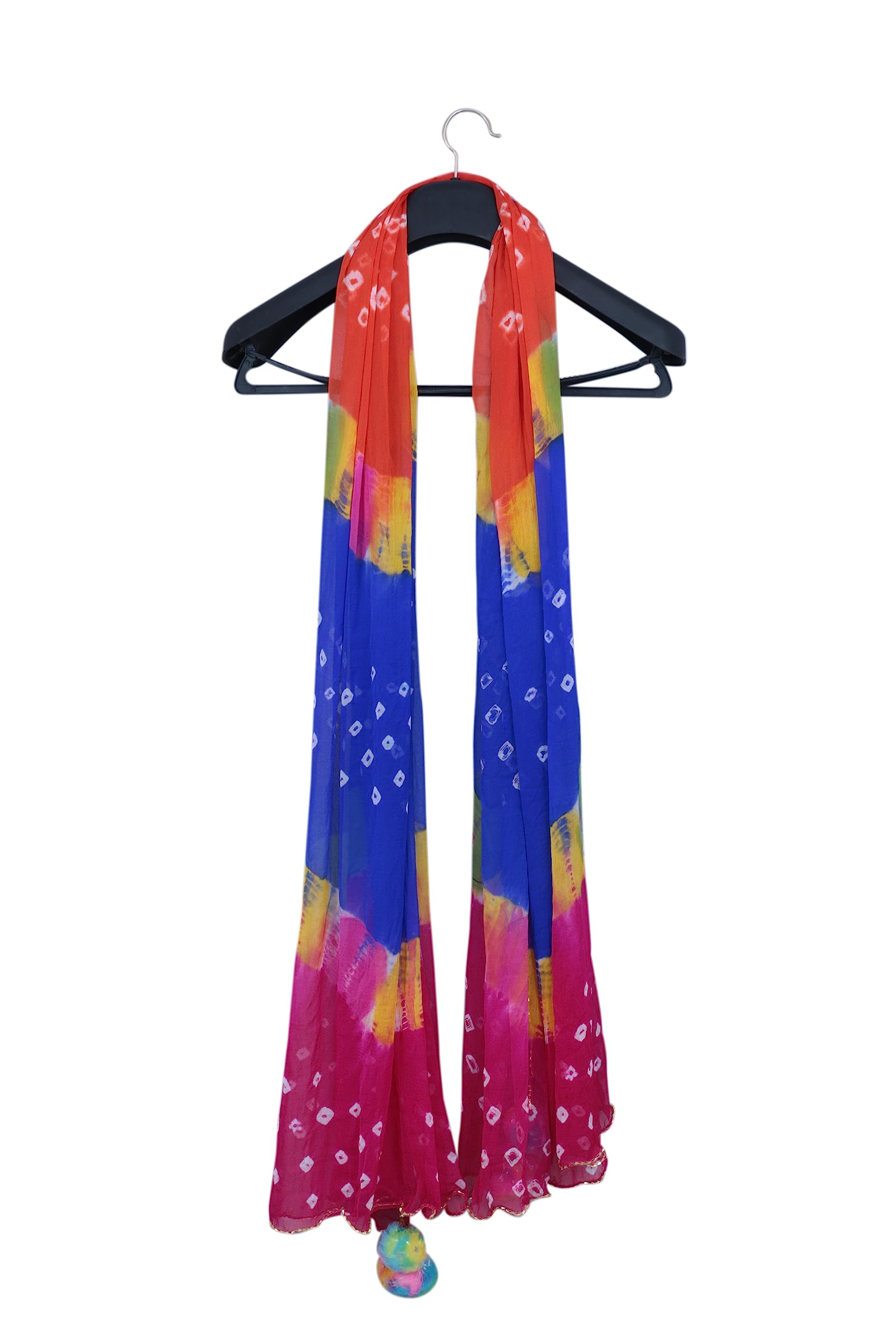 trendz hack Chiffon Solid Women Dupatta (NF93-Multicolor)-picture-48