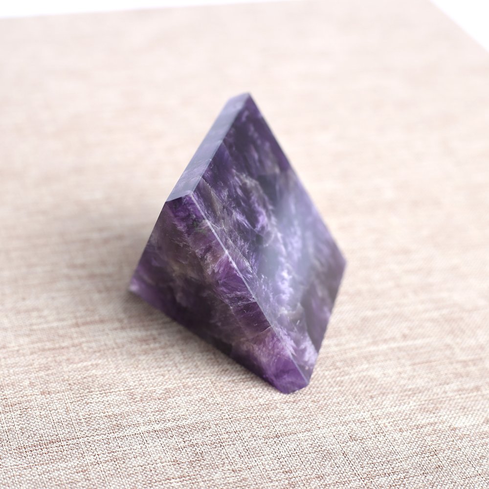Decorazione della Stanza Natual Dreaming Ametista Piramide-Quarzo Gemma Reiki
