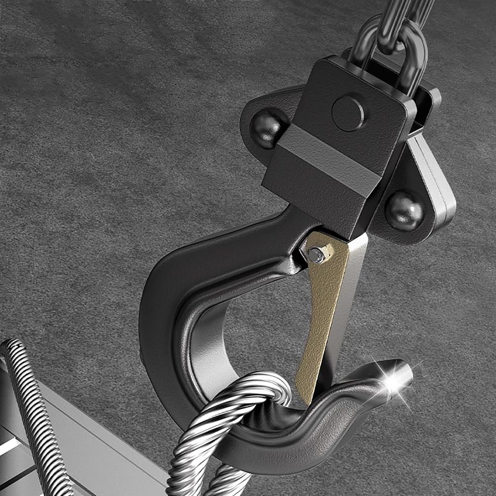 TY&WJ Polipasto De Cadena Mini 0.25 Tonelada (250Kg), Polipasto Manual Compacto con Cadena G80 Ganchos Giratorios Polipasto Manual De Cadena para Taller,Garaje,0.25ton,6m/20FT