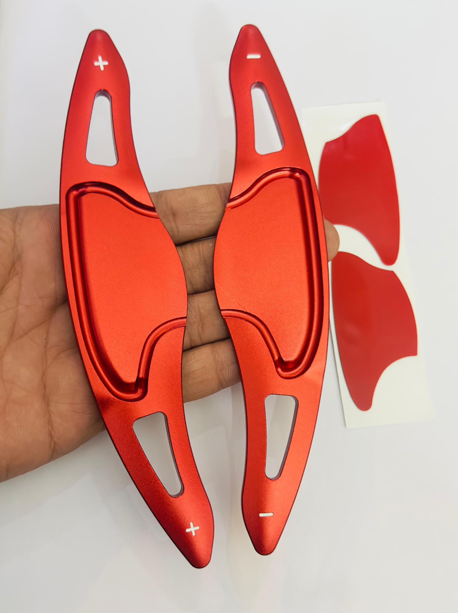 Aluminium Alloy CNC Metal Paddle Shifter Interior Styling Extension Parts Compatible with Cars Auto Accessories. (RED-Honda, Paddle Shifter 2014-2020)-picture-13