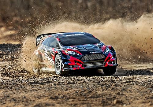 Miniatura 8 de Traxxas Ford Fiesta ST Rally 110 Escala 4X4 Coche de Rally