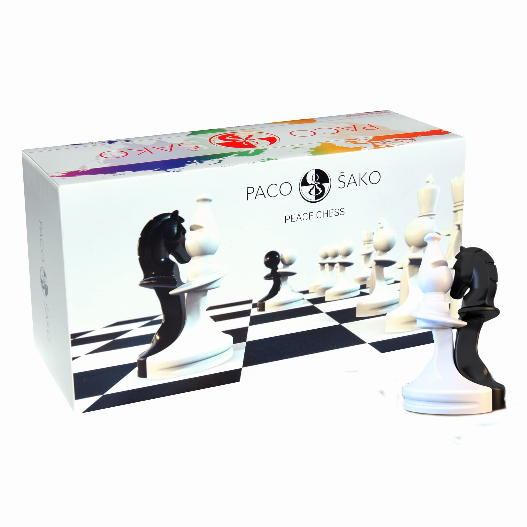 Paco Sako Chess Pieces (black and white)