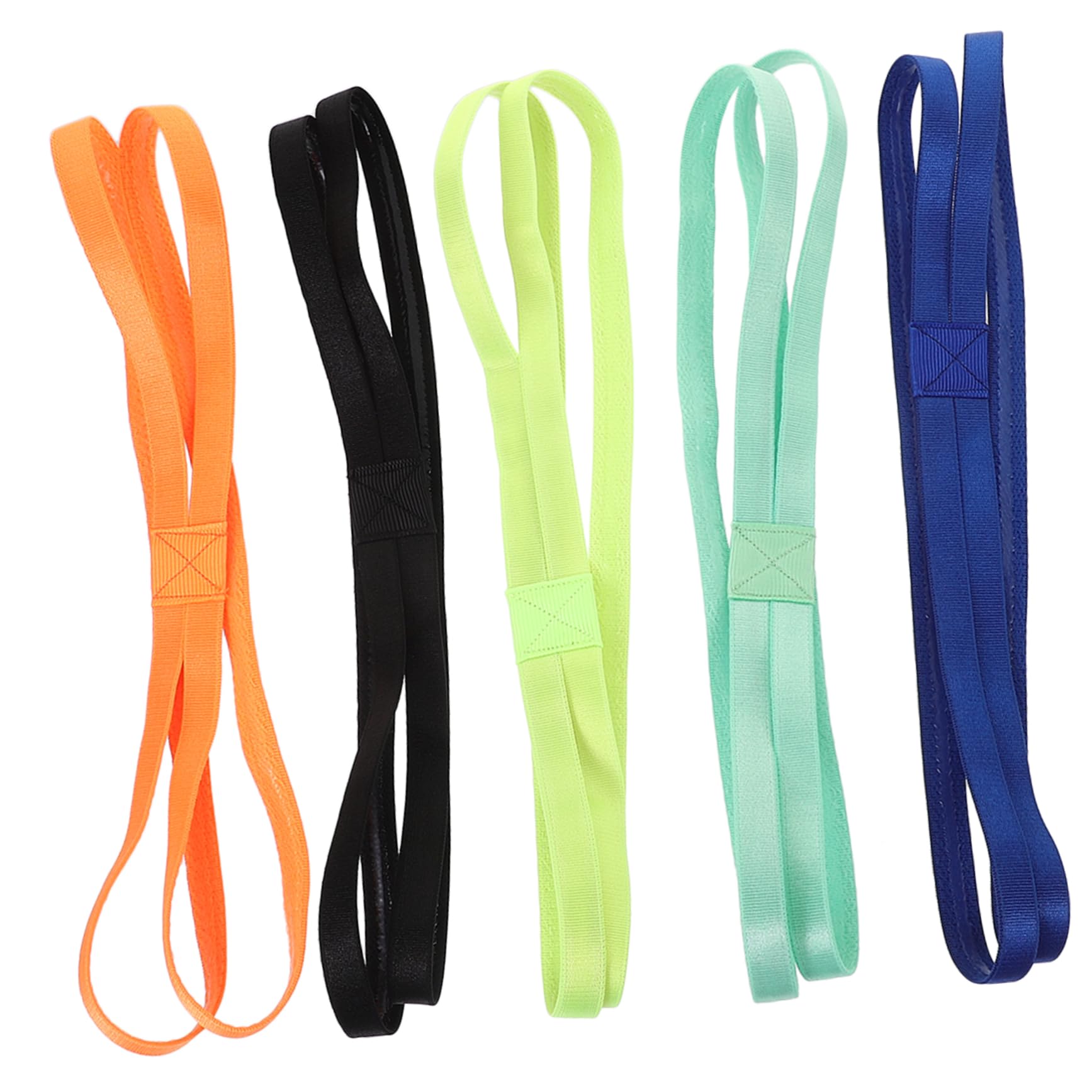 TOYANDONA Diademas Antideslizantes para De Bandas De Cabello Elásticas para Yoga Fluorescente