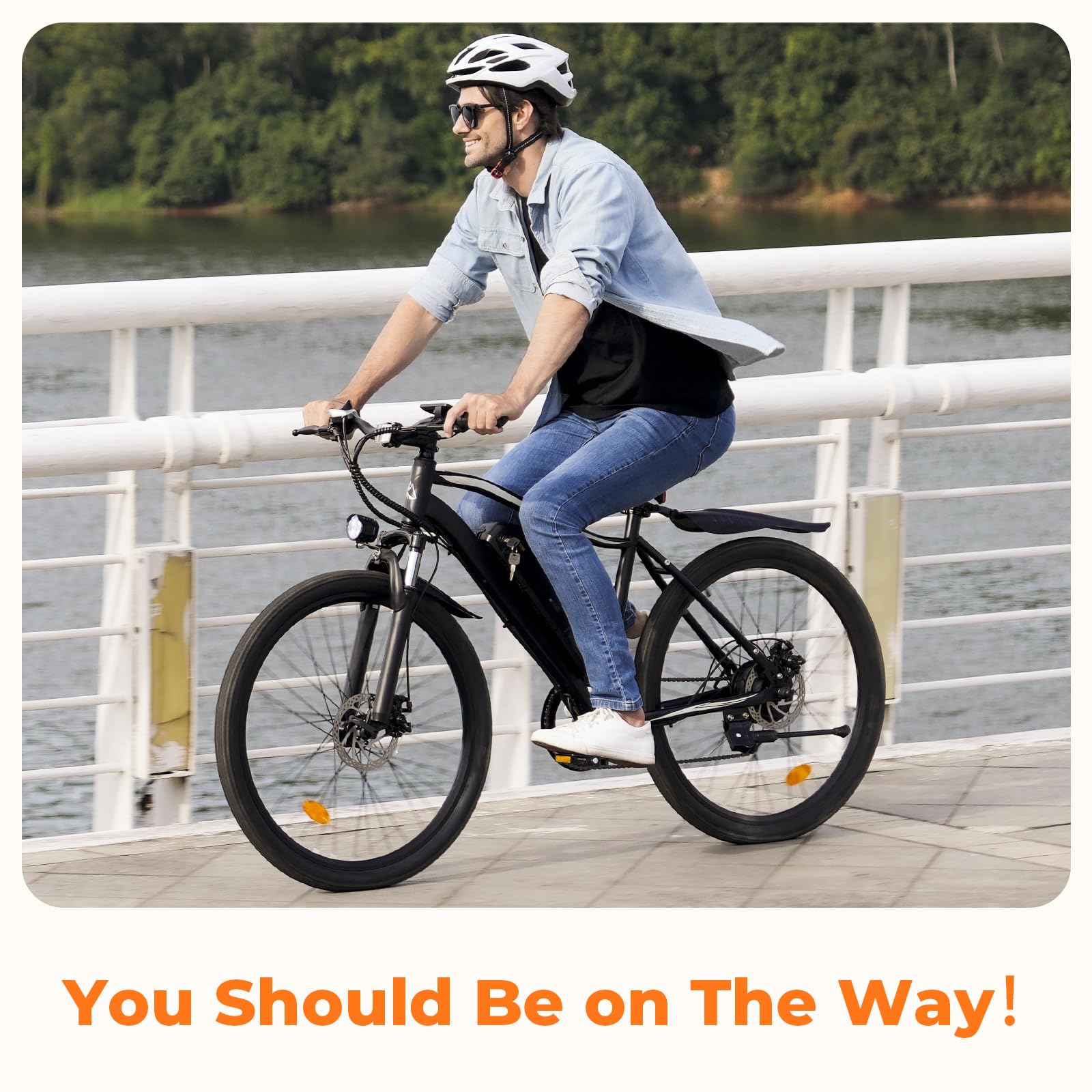 Electric Bike, 1000W/750/500W Peak Motor, 20MPH & 60/55 Miles, 26''/20'' Tires, Removable Battery, 7/5 Speed E-Bike, Dual Disc Brakes, Shock Absorber, Commuting Electric Bicycle for Adults