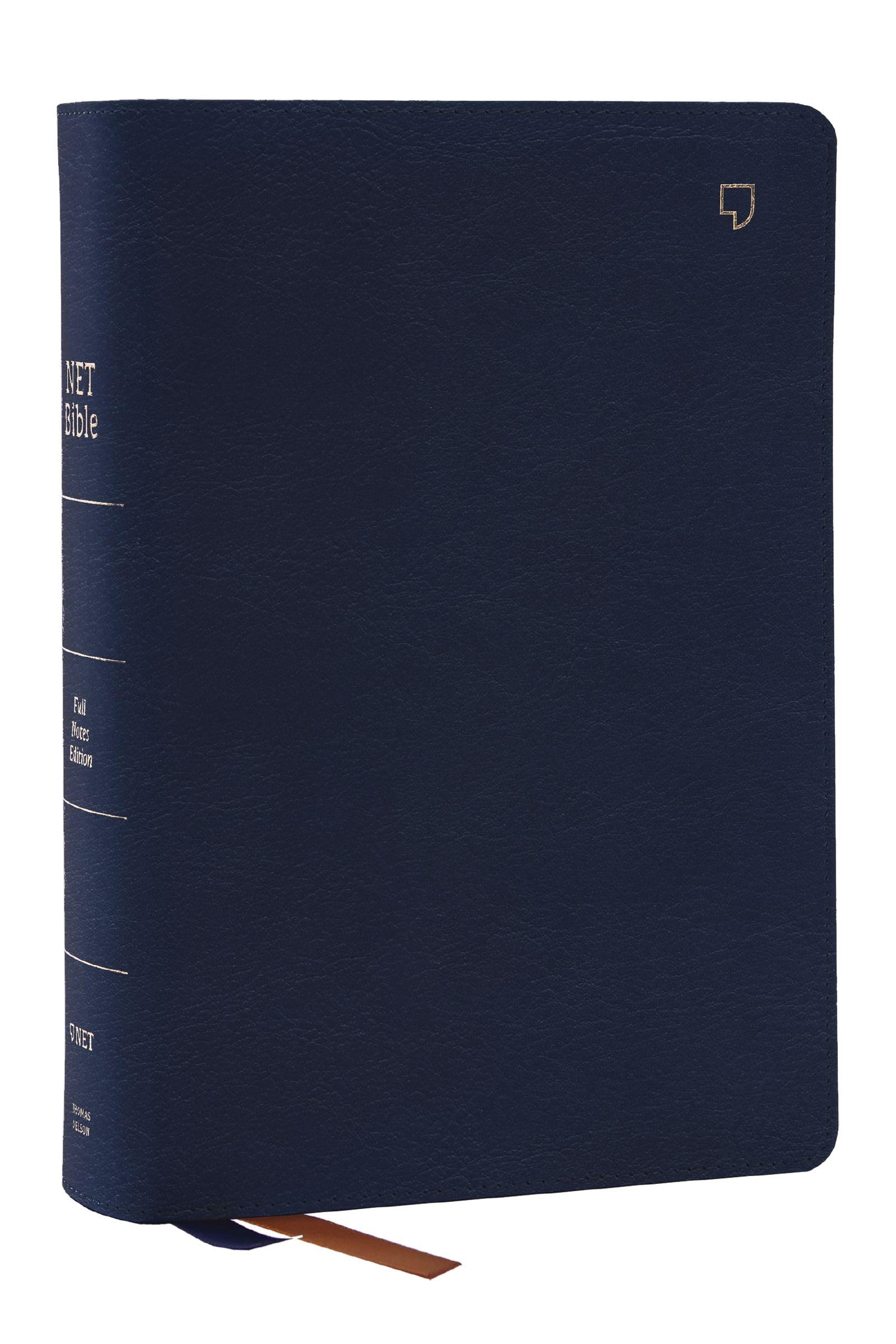 NET Bible, Full Notes Edition (NET, Blue Leathersoft, Comfort Print, Thumb Indexed): Holy Bible