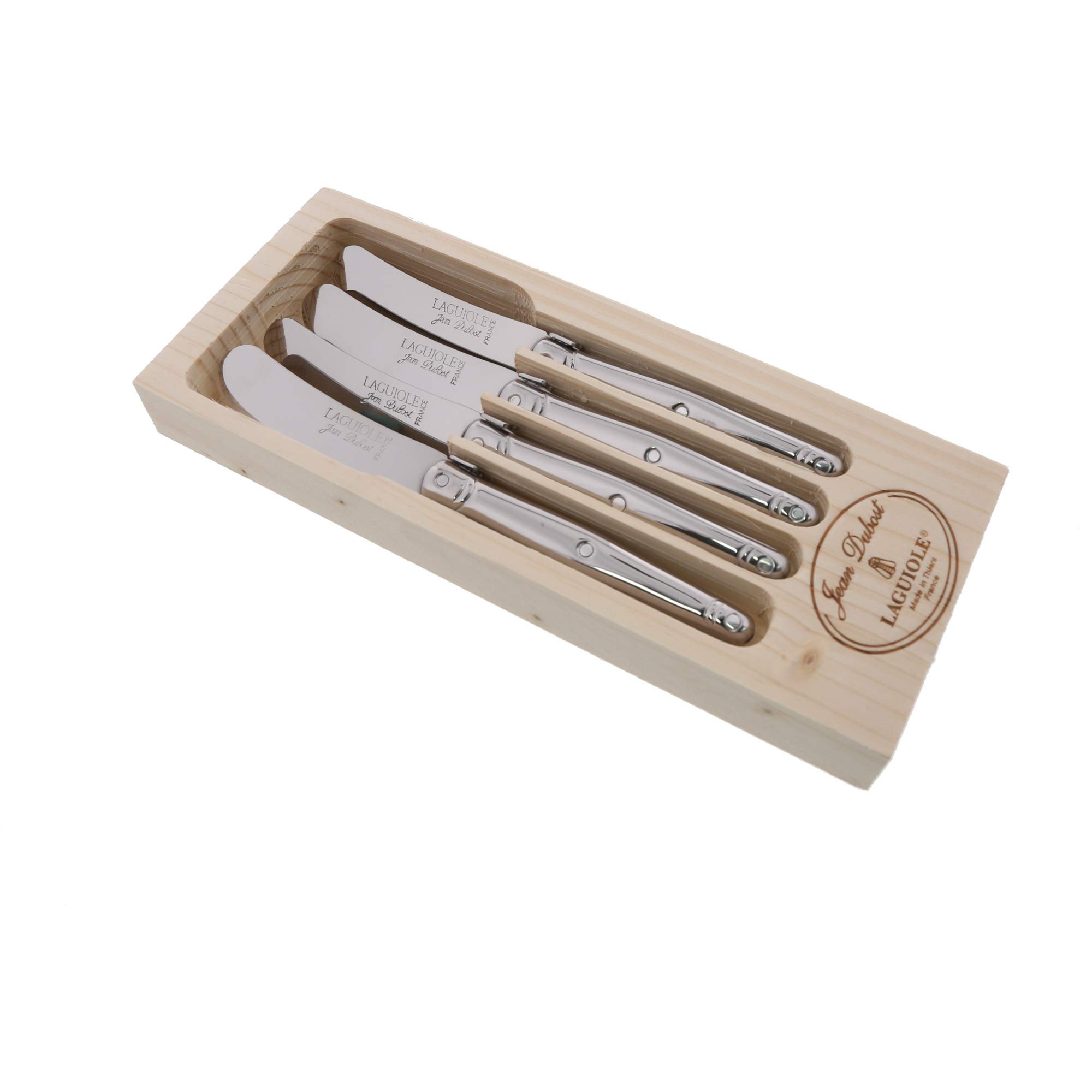 4 tritatutto Laguiole STD manico in acciaio inox COF ALV NAT FILME