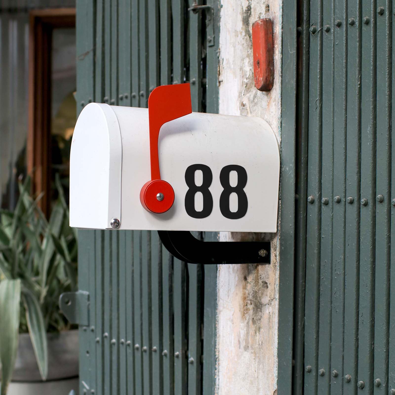 CHOYCLIT 10pcs Numéro De Plaque Maison Numéros De Boîte Aux Lettres