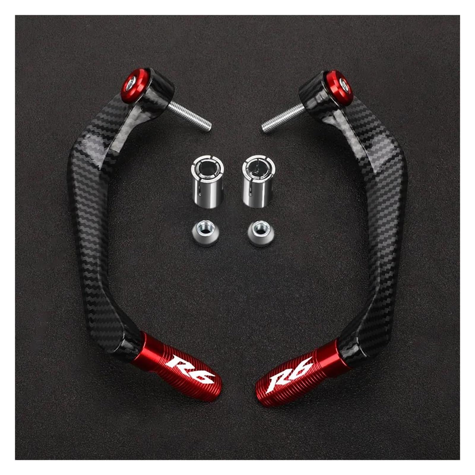 Yuhow Red Motorcycle Joystick Guards For Yzfr6 Yzf-R6 Yzf R6(Red)