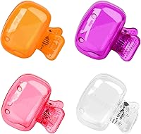 Vista 1 de Hxezoc Paquete de 4 fundas de cabeza de cepillo de dientes de viaje, protector de cepillo de dientes, estuche protector de cepillo de cepillo