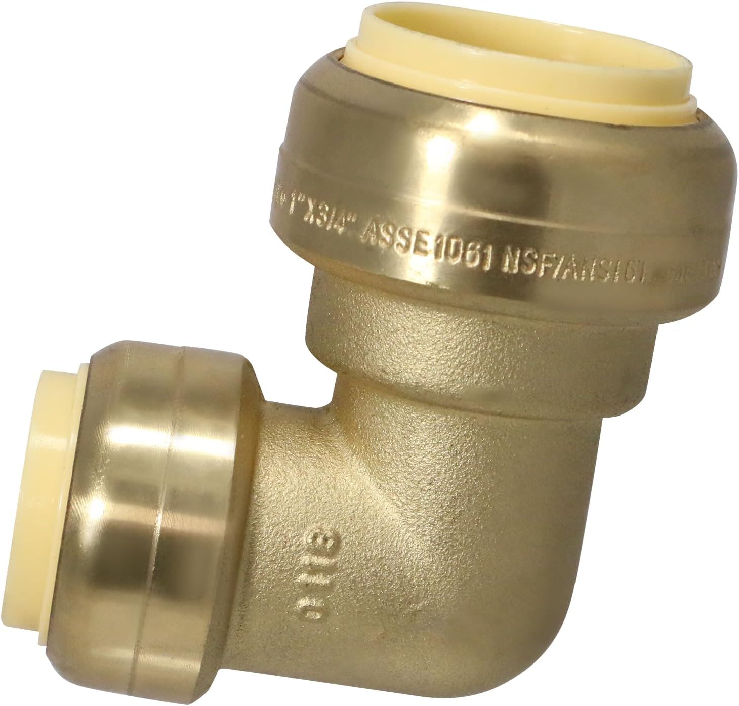 XFITTING Push-Fit Reducing Elbow, 1 Inch x 3/4 Inch Push Fit Reducing Elbow
