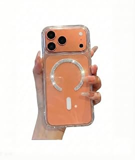 Lumina Series for iPhone 17 Pro Case Clear, 147 Handcrafted Jewelry Crystals, Fit for MagSafe, Anti-Yellow, Shockproof Drop Protection, Slim Soft Elegant Case for Women Girls