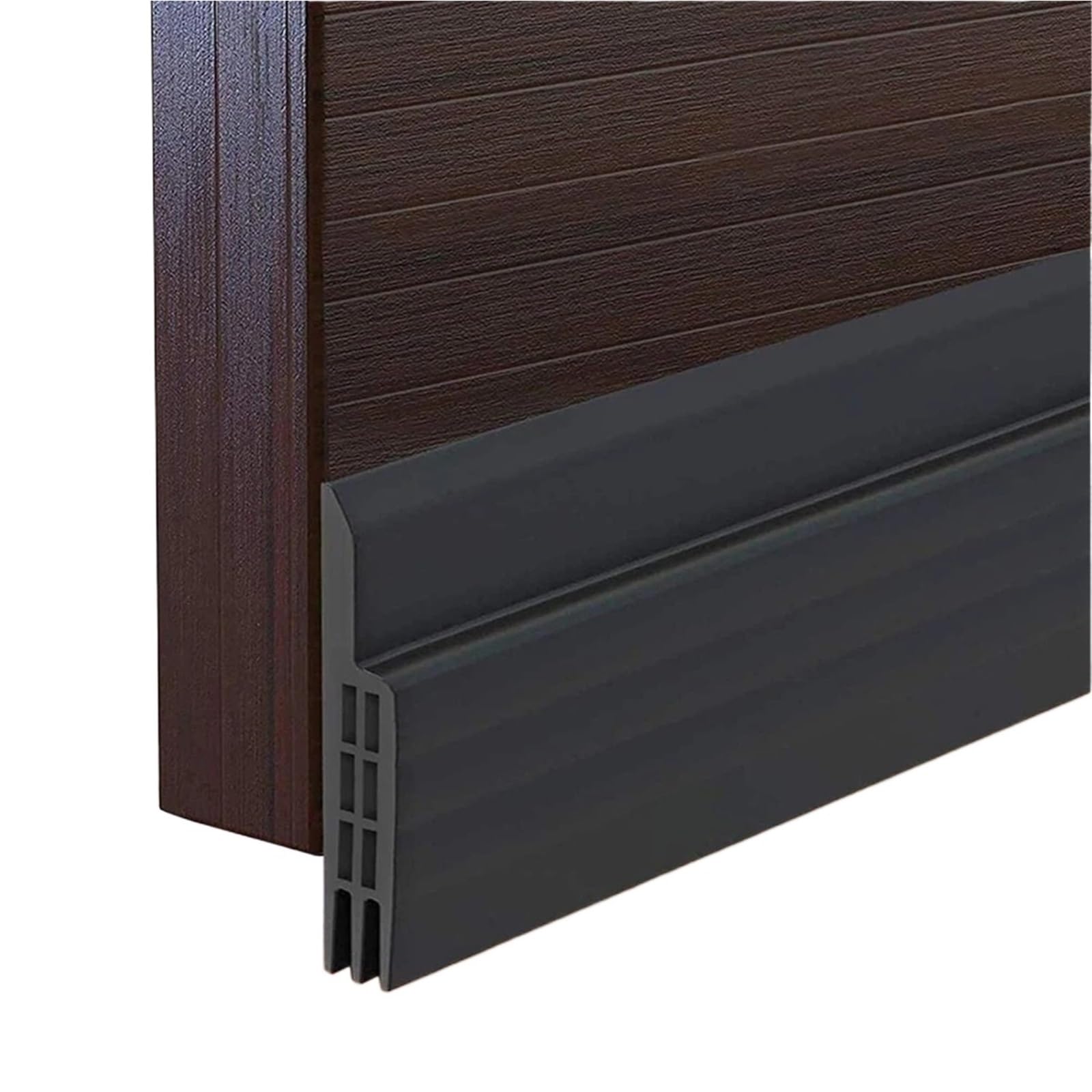 Door Bottom Seal Door Bottom Weatherstrip, 1M Windproof Seal Strip(Black 5mm)