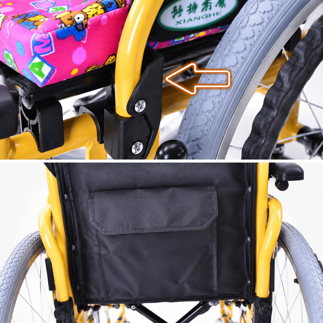 Silla de ruedas autopropulsada para niños, silla de movilidad plegable ligera con capacidad de 100 kg, ideal para niños con necesidades especiales y uso de rehabilitación