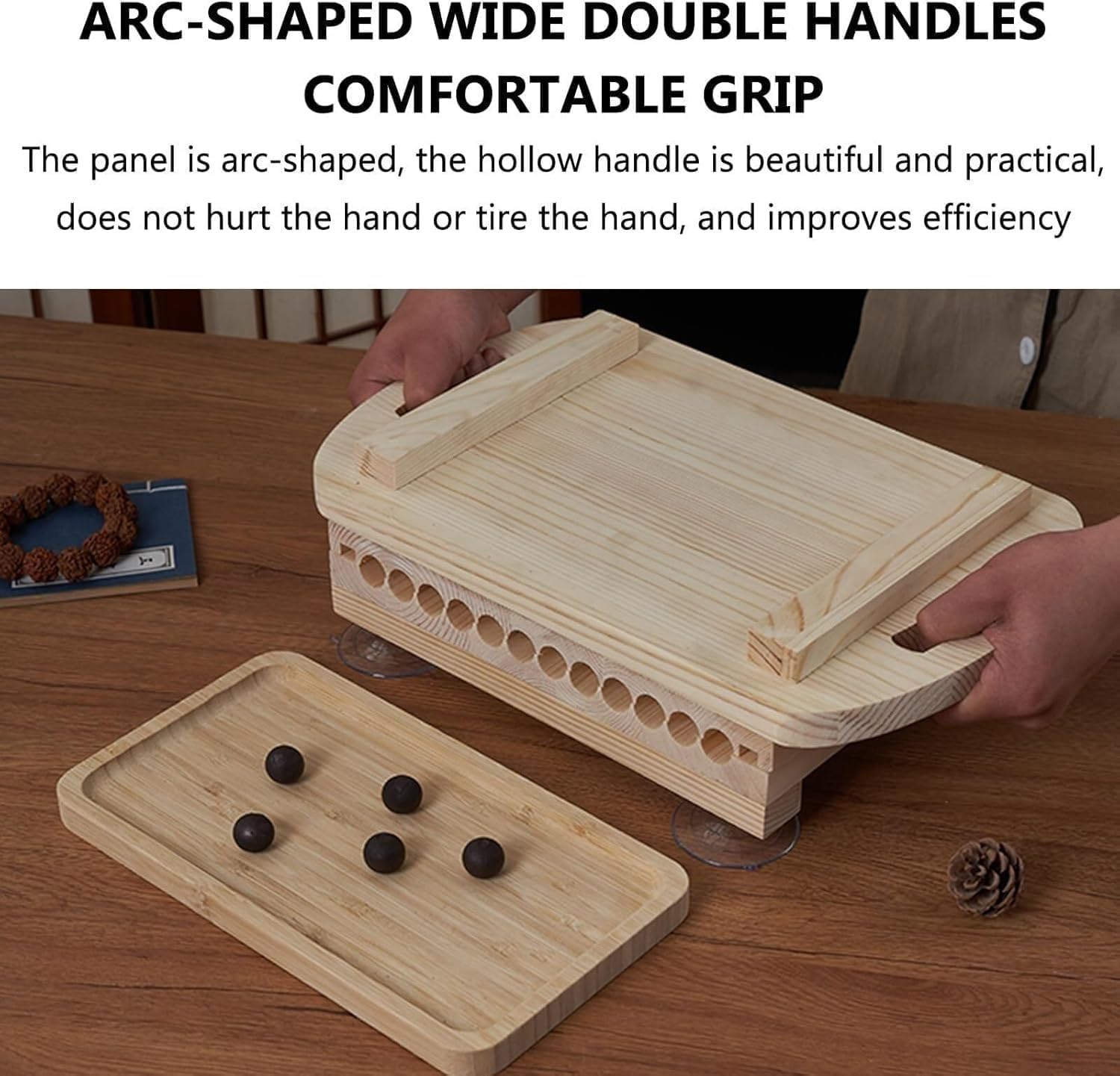 Macchina per creare perle di tapioca, strumento per la formatura di perline di legno, per tè al latte e boba fai da te, dimensioni regolabili da 15 a 22 mm