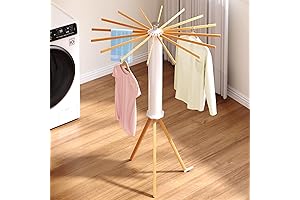 Compact Drying Rack for Laundry - Tripod Space Saver