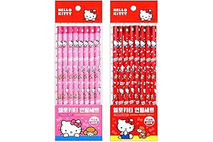 Hello Kitty Set of 8 Wooden HB Lead Pencils