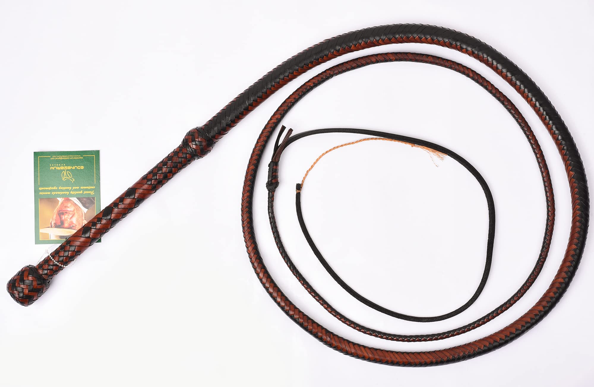 4ft, 6ft, 8ft, 10ft and 12ft Genuine Black/Whisky Kangaroo Hide