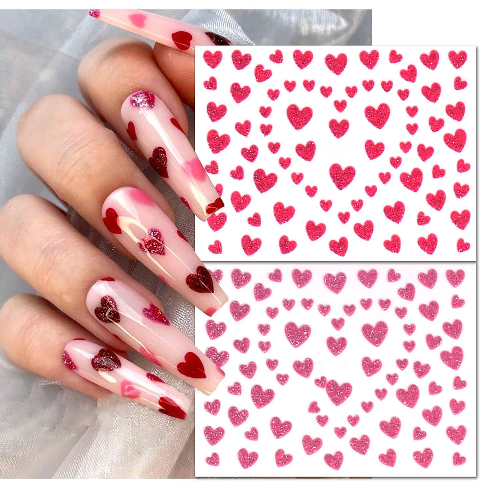 Pegatinas De Oro Corazón - Calcomanías | ES