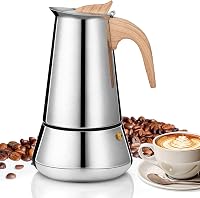 VINATO Rozsdamentes Moka Kanna 350ml 6 Személyes Indukciós Kávéfőző 1