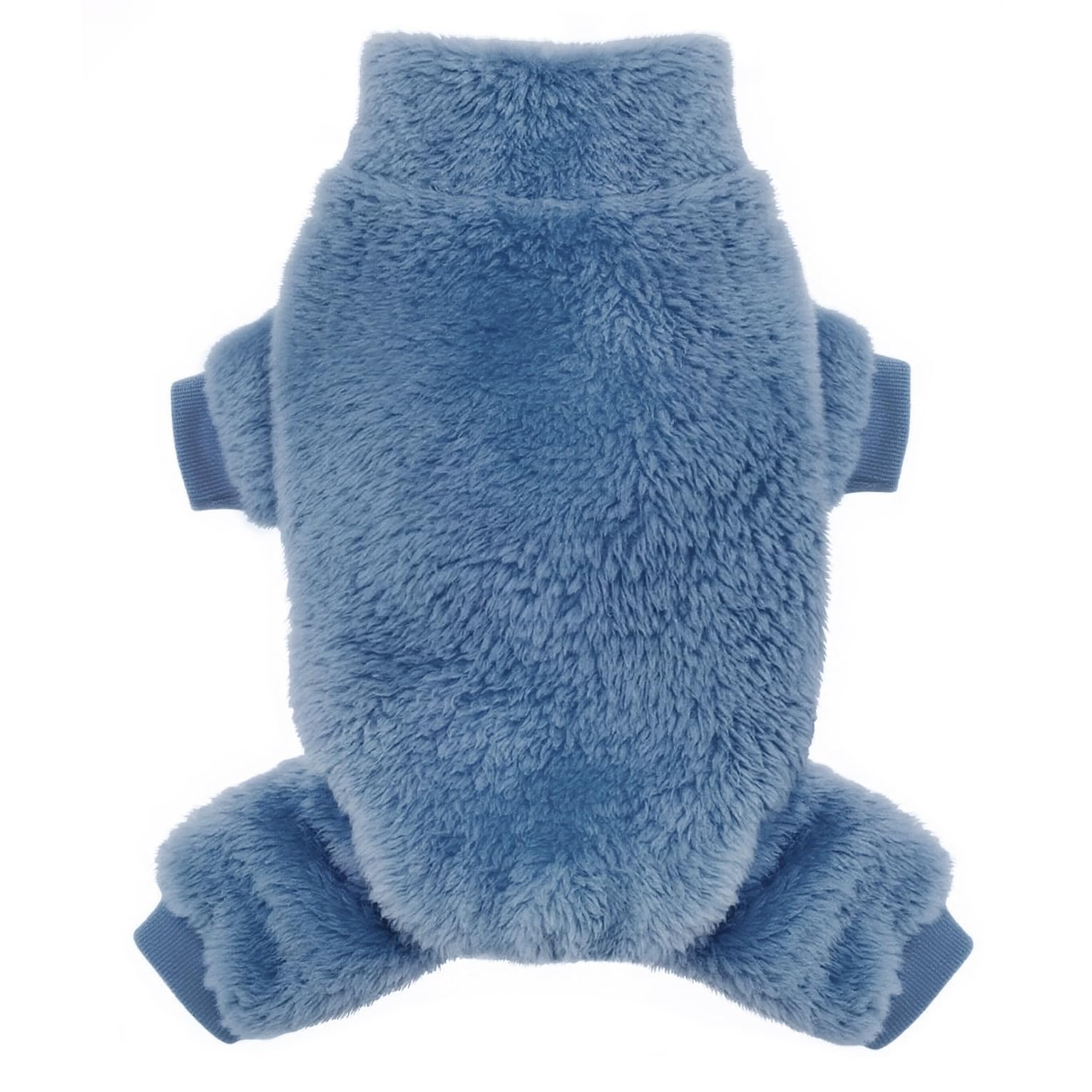 Pyjama en velours pour chien Idepet contre le froid : le pull col roulé S