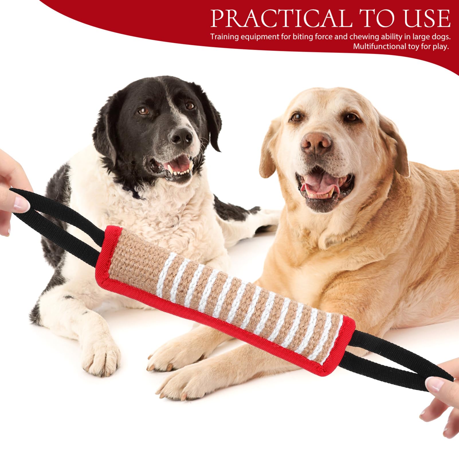 POPETPOP 5 Almohadas De Entrenamiento para Perros Juguete Interactivo para Masticar Almohada De Yute para Morder Juguete Molar Juguete para Tirar Juguete para Mascotas.
