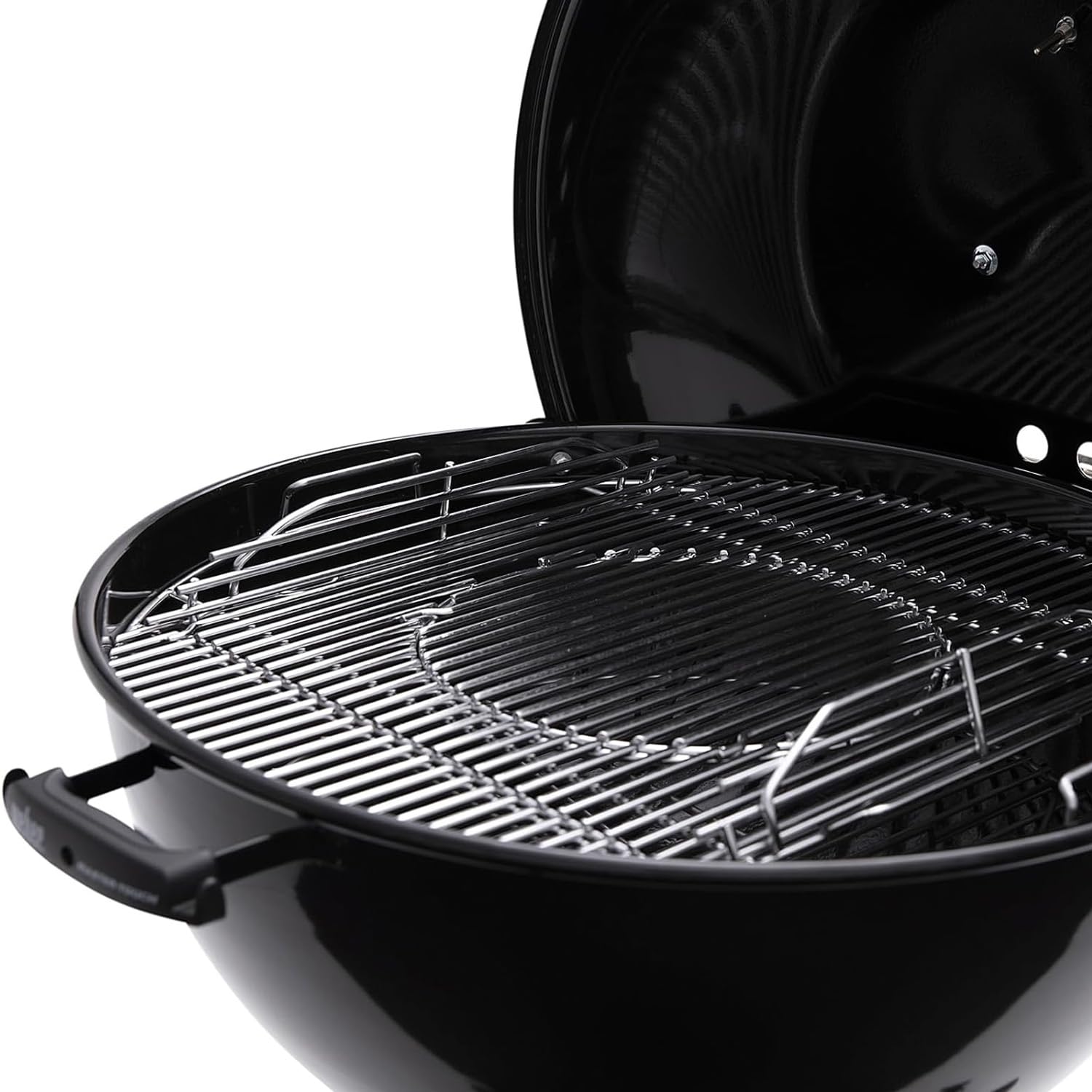54,6cm Grillrost für Weber 57CM Holzkohlegrills,Weber Kohlegrills One-Touch | für Performer, Bar-B-Kettle, Master-Touch, Smokey Mountain Cooker,Abnehmbarer Rund Klappbarem Grillrost Ersatz für Weber 8835