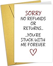 Nchigedy Romantic Anniversary Card for Couple, Sweet Anniversary Card for Husband Wife, Love Cards for Him Her