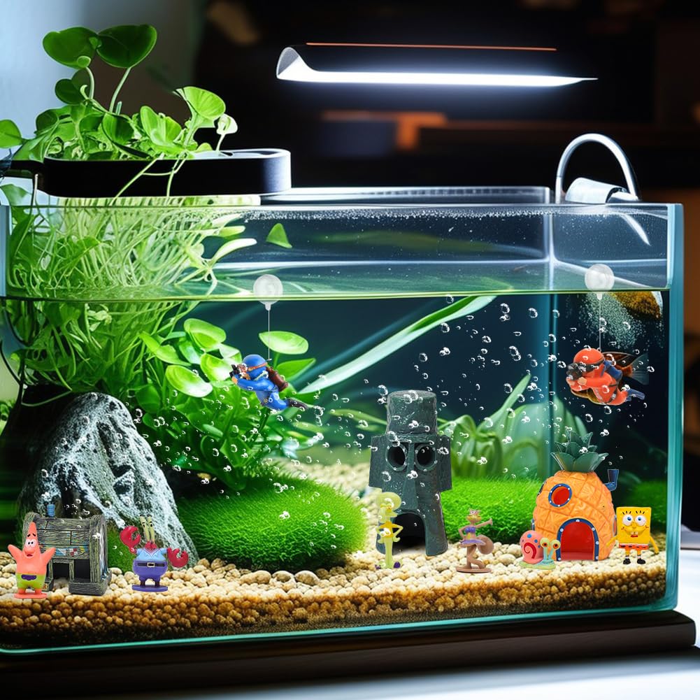 11er Pack Aquarium Decoration, Fish Tank Ornament Ornaments - Image 3