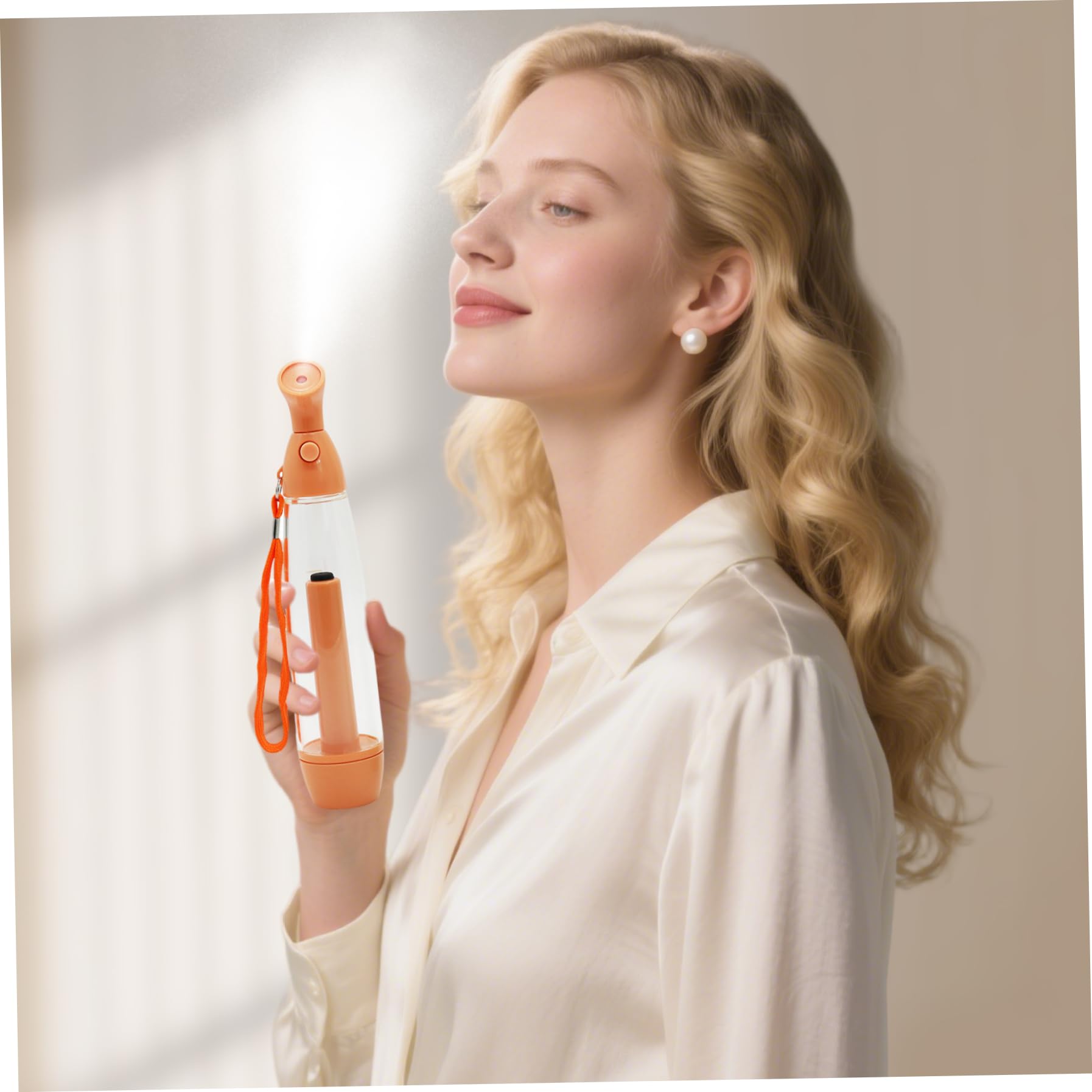 2 botellas pulverizadoras de agua manuales recargables, pulverizadores de plástico portátiles para refrescar la cara y el cuerpo, pequeña botella pulverizadora de viaje