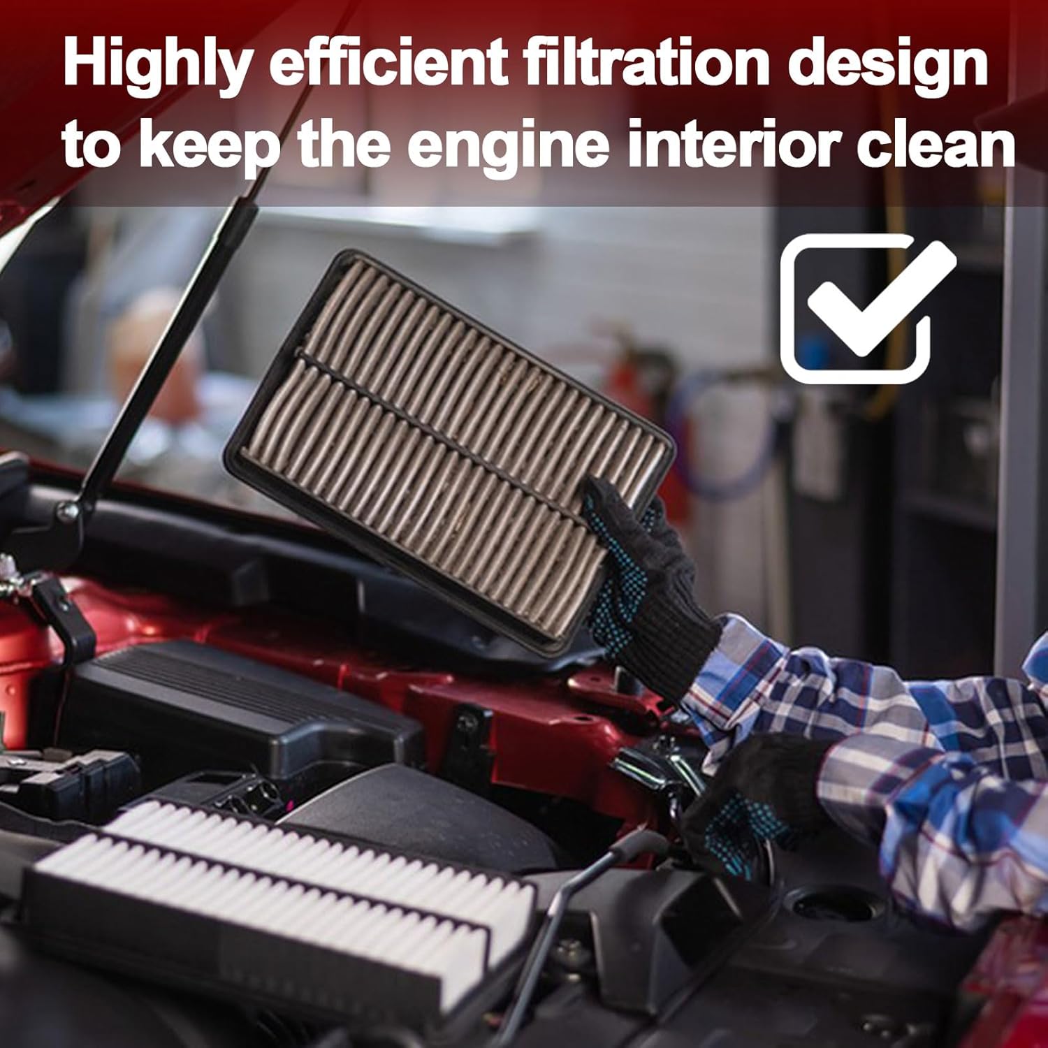 コーム エンジン キャビン エアフィルター Kia Sorento 2022用 (ハイブリッドを除く)