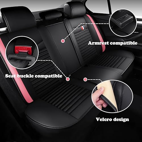 Miniatura 7 de Fundas de asiento de automóvil para Toyota Corolla 1997-2022, fundas de asiento de automóvil de cuero de lujo, funda universal antideslizante para
