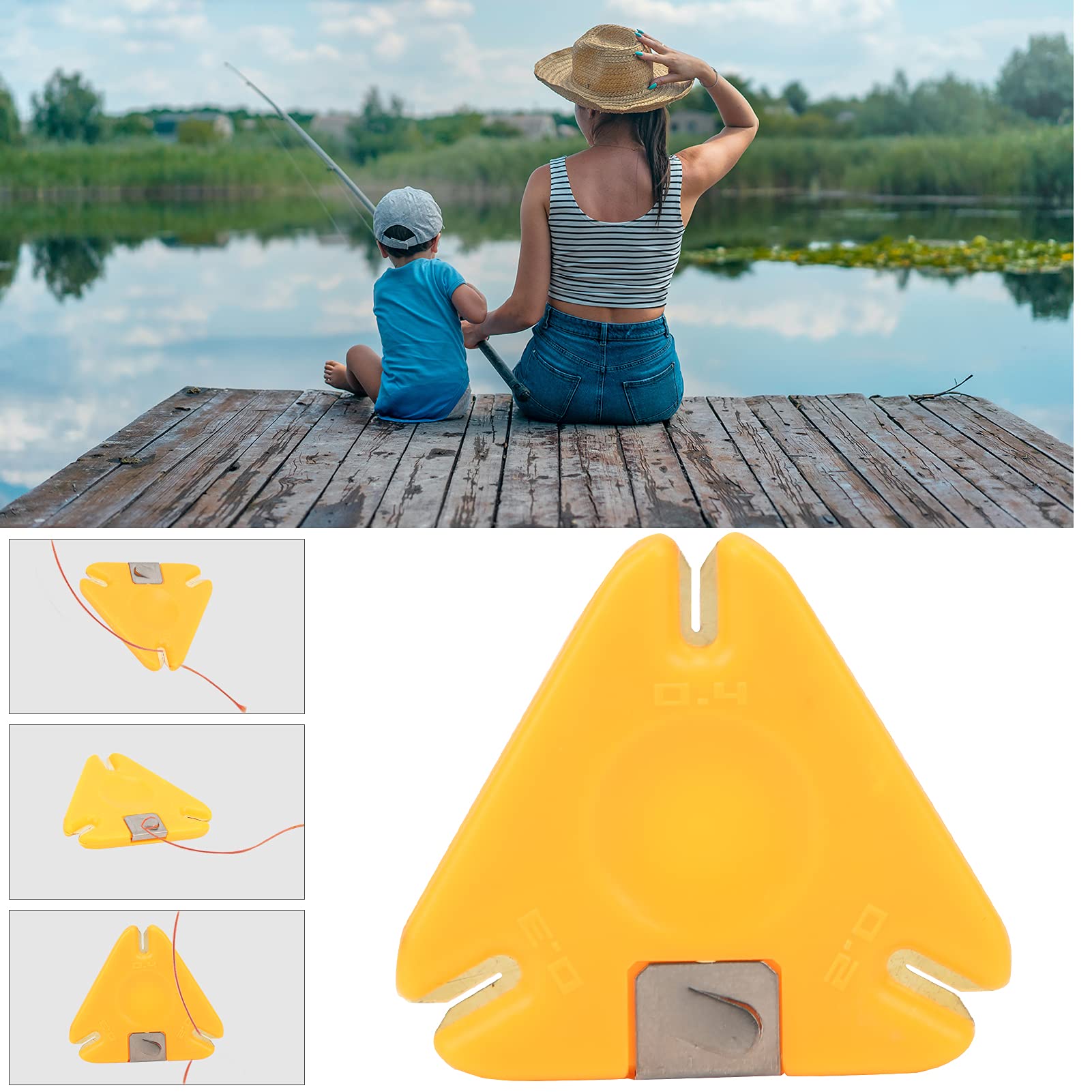 Pince à Dénuder 4 En 1 Pour Lignes De Pêche Tressées - Outil Multifonction, Métal, Dénudage Rapide Et Sécurisé