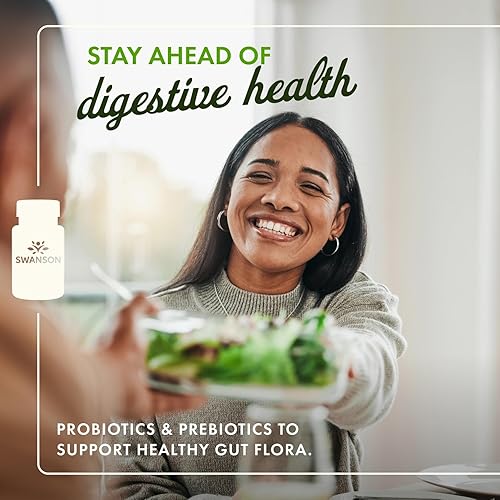 Miniatura 2 de Swanson Cápsulas prebióticas - Promueve el apoyo de la flora amigable y la salud digestiva general - Fibra prebiótica que promueve la salud