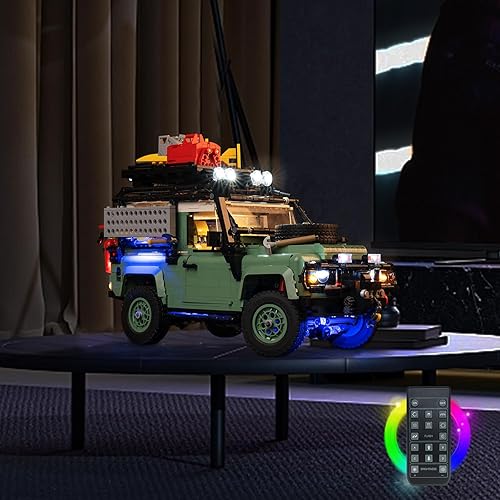 Vista 11 de Kit de luces LED mejoradas para Lego Technic Audi RS Q e-tron, compatible con Lego 42160, idea de regalo para Navidad (modelo no incluido)