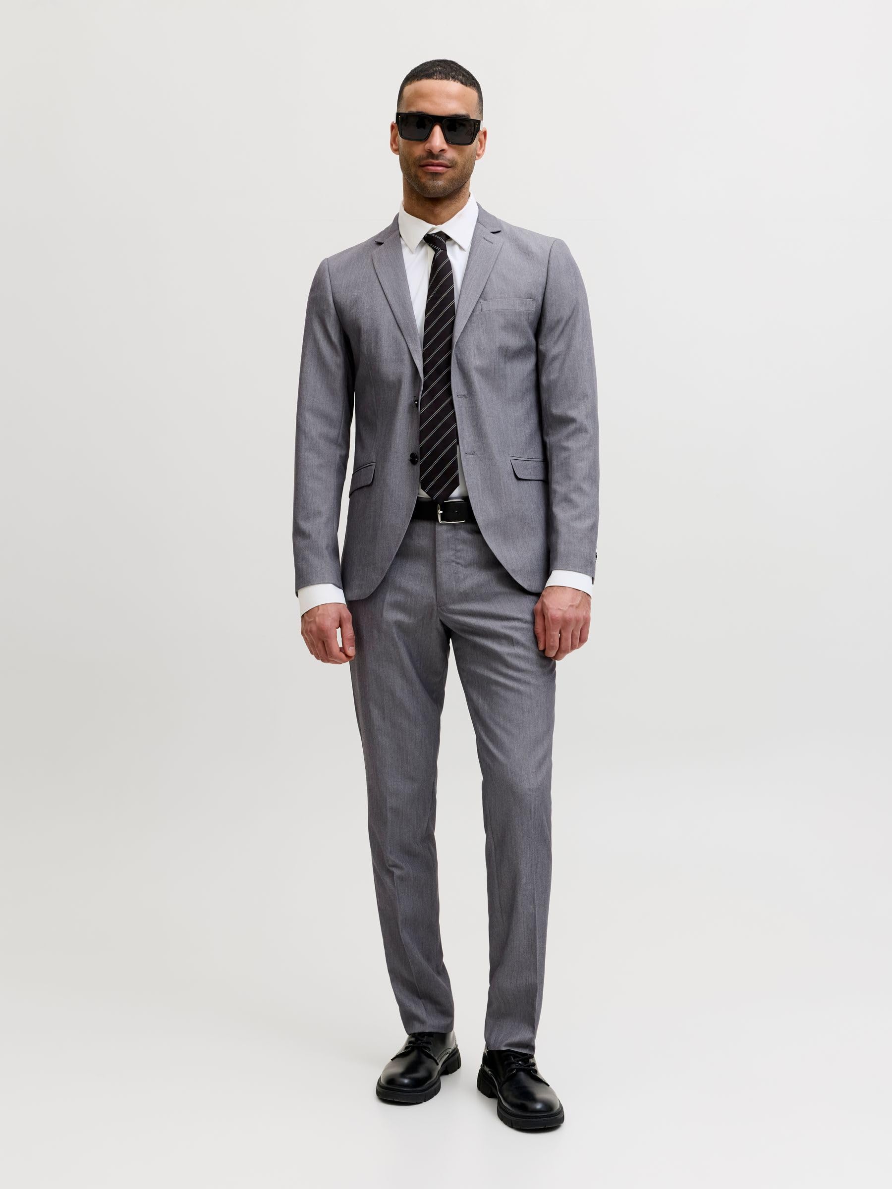JACK & JONES jprfranco suit noos Garnitur Mężczyźni, jasnoszary melanżowy, 50
