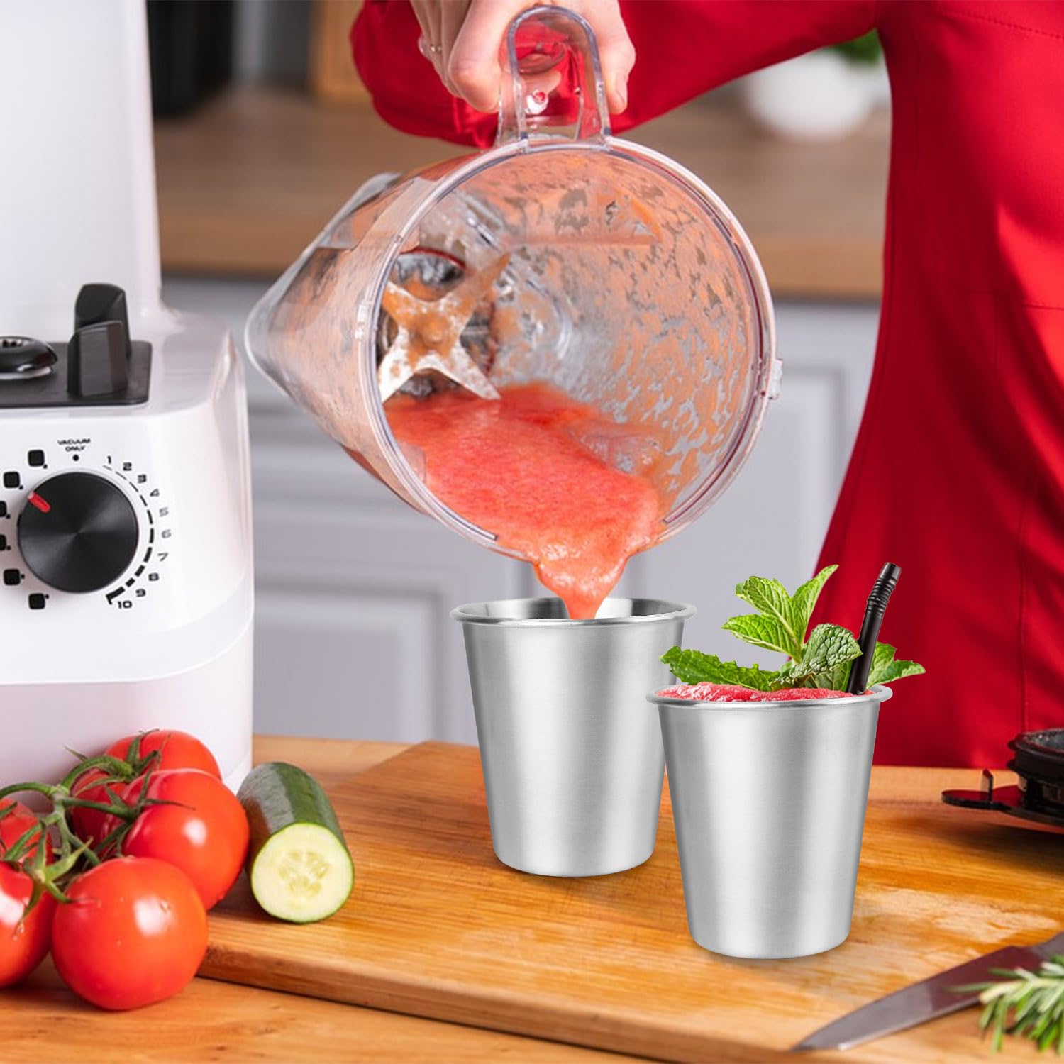 Chope De Bière Acier Inoxydable Avec Gravure | Verre à Bière Blanche