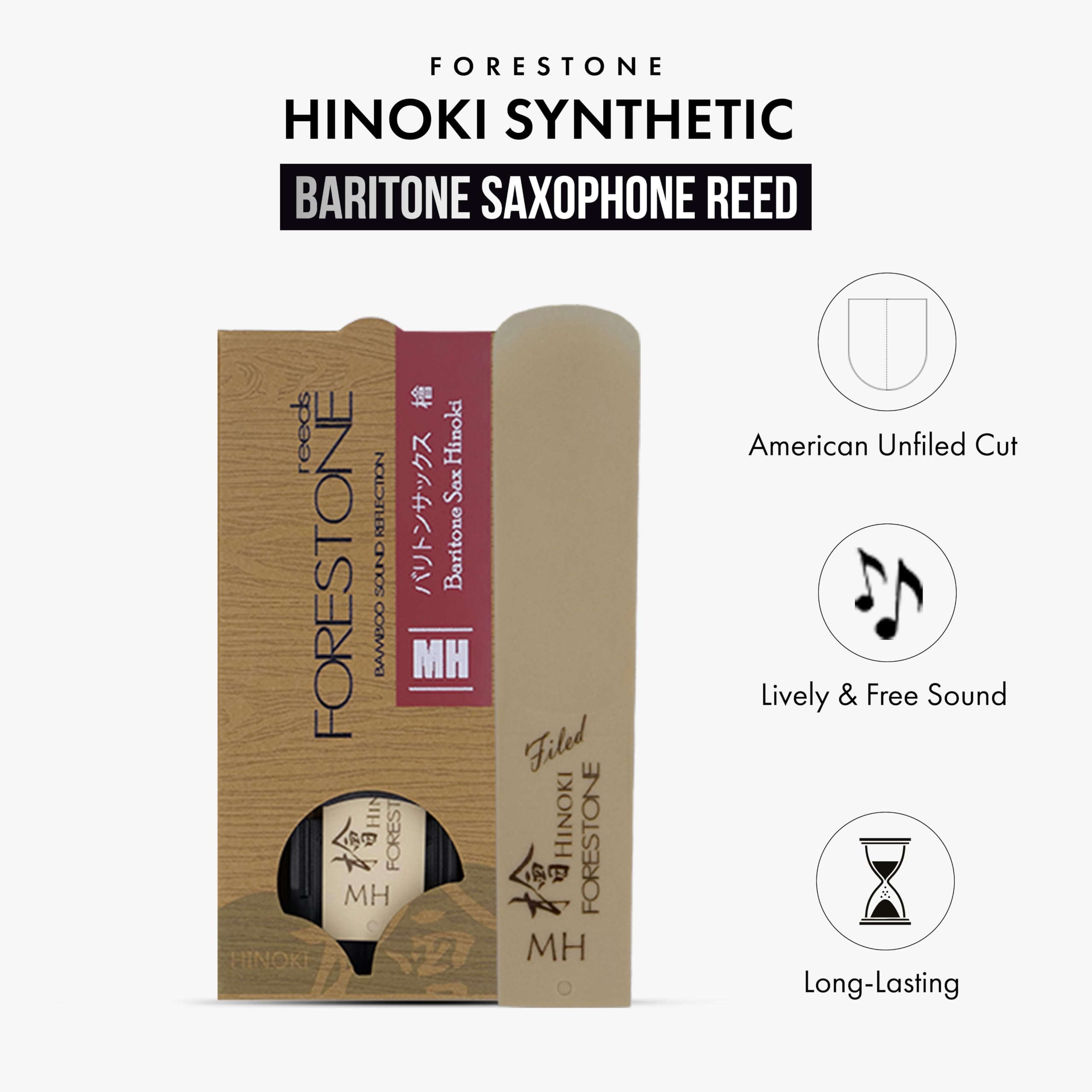 Forestone Hinoki - Hoja para saxofón barítono