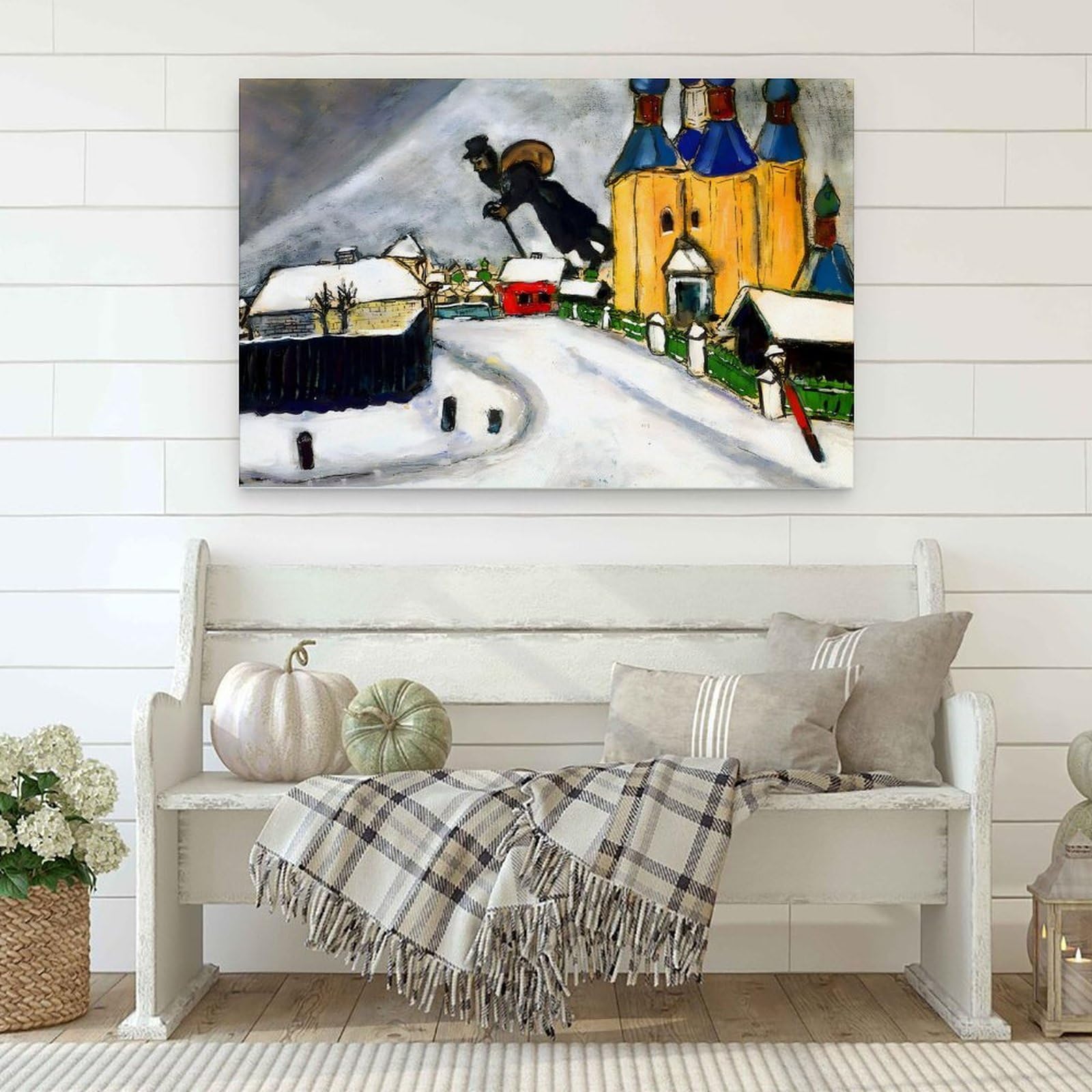 Amazon.co.jp: ヴィテプスクの上のマルク・シャガール 1914 年頃に