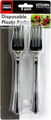 Kole Imports GM733 Disposable Plastic Party Forks