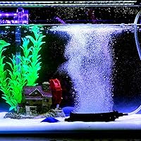 Vista 2 de PINVNBY 4.2-Inch Air Stone Disc Bubble Diffuser with Suction Cups for Oxygenation in Fresh/Saltwater Tanks, Ponds, Hydroponic, Aquaponics, and as a