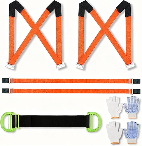 XSTRAP STANDARD Kit de sistema de elevación de correas móviles, correa móvil con silicona antideslizante para 2 personas, correas de elevación de