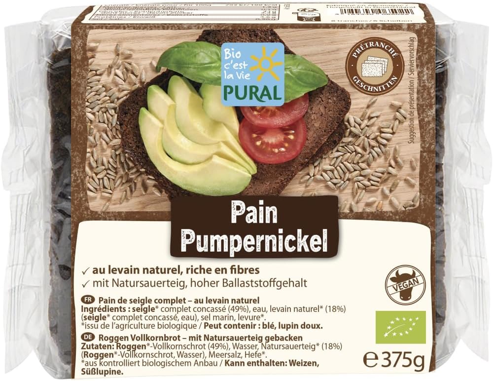 Pumpernickel Sliced Bread