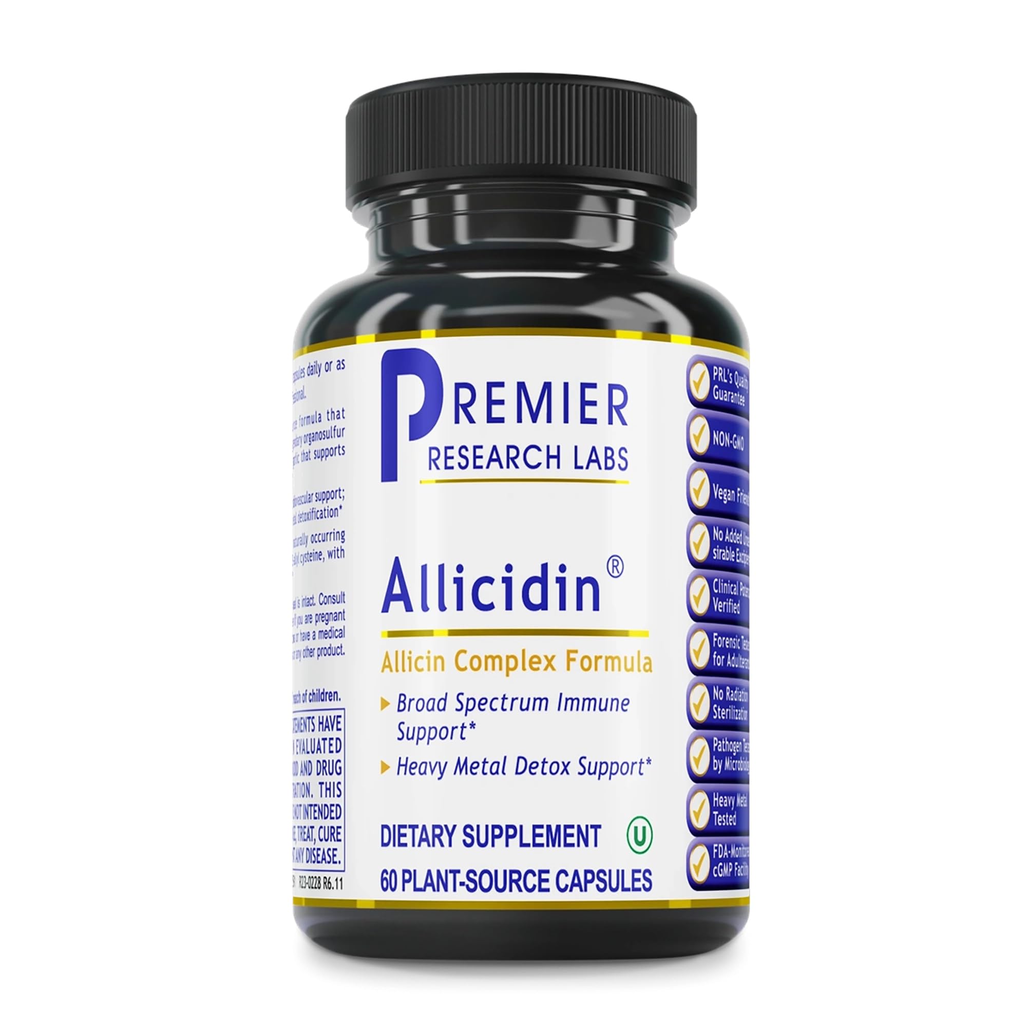 Premier Research Labs Allicidin - Garlic Pills - 60 Vegetarian Capsules