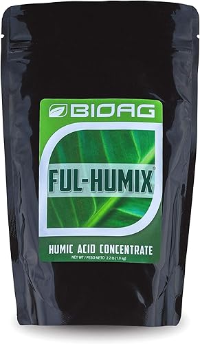 BioAg Ful-Humix Acondicionador de suelo de ácido húmico organico Enmienda soluble en seco Aumenta el rendimiento, la absorción de nutrientes y el