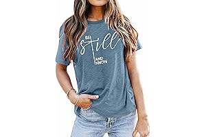 Be Still and Know T-Shirt: Uplifting Easter Symbol of Faith