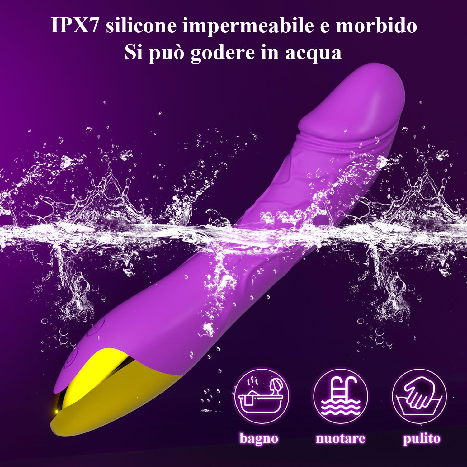 Vibratore clitoride per donna professionale 10 modalità Sex toys Dildo realistico stimolatore