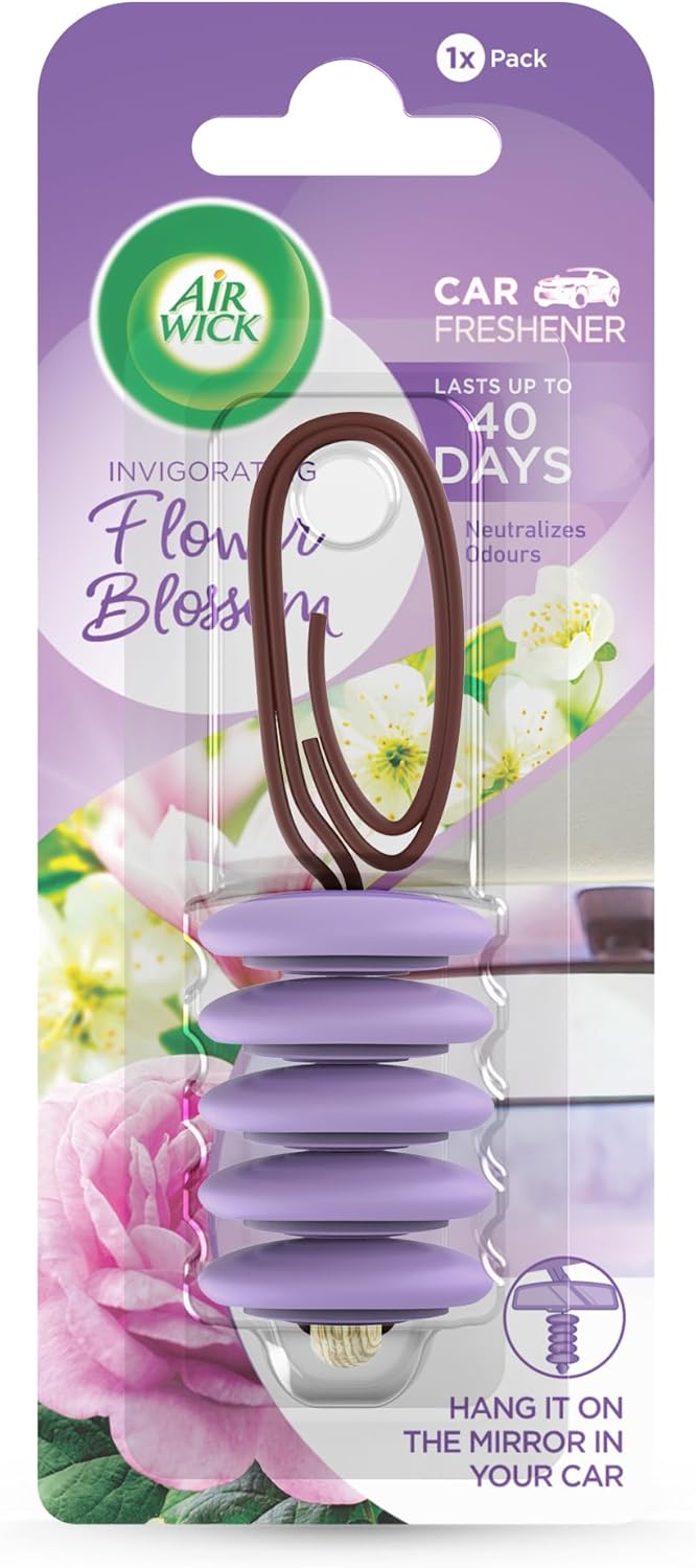 Airwick Car Air Freshener Flower Blossom Odour Neutraliser Lasts Upto 40 days Naturally