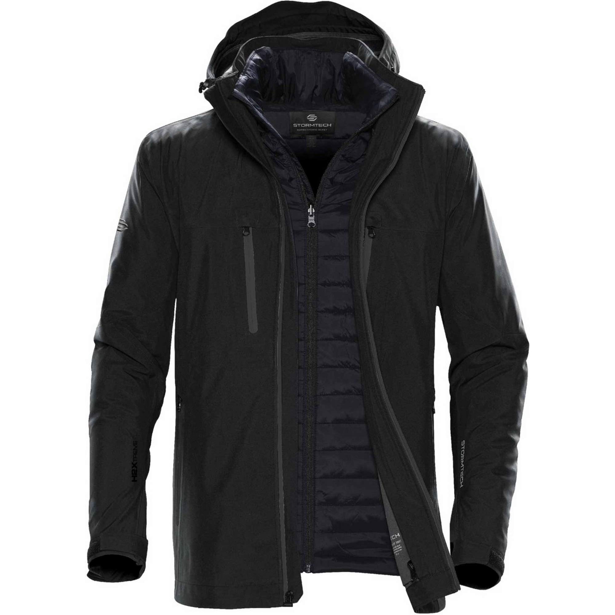 StormtechMens Matrix System Jacket (M) (Black/Carbon)
